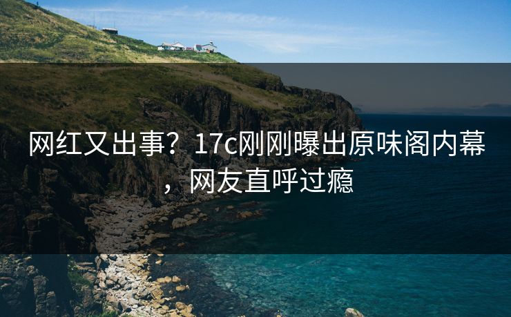 网红又出事？17c刚刚曝出原味阁内幕，网友直呼过瘾